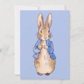 Invitation Lapin de livre d'histoires classique (Devant)
