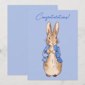 Invitation Lapin de Pâques (Devant / Derrière)