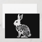 Invitation Lapin de Pâques (Devant / Derrière)