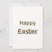 Invitation Lapin de Pâques  (Dos)