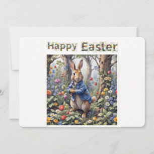 Invitation Lapin de Pâques