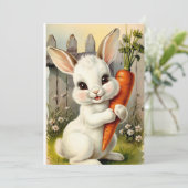Invitation Lapin de Pâques Imprimer joli Lapin de Pâques Neut (Debout devant)