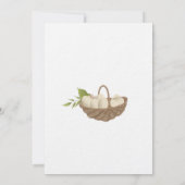 Invitation Lapin de Pâques Peter (Dos)