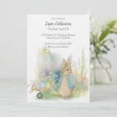 Invitation Lapin de Pâques Pierre (Debout devant)