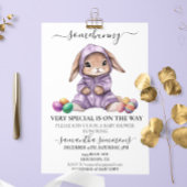 Invitation Lapin de Pâques Somebunny Spécial Baby Shower 