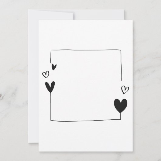 Invitation lapin de peter en papier déchiré (Dos)