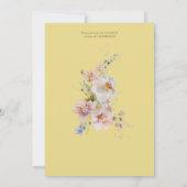 Invitation Lapin de printemps | Pâques | Chasse aux œufs | Bé (Dos)