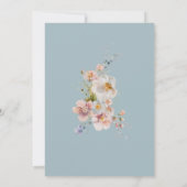 Invitation Lapin de printemps | Pâques | Chasse aux œufs | Bé (Dos)