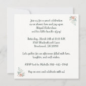 Invitation Lapin en robe (Dos)