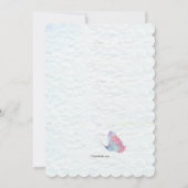 Invitation Lapin Mignon dans un Panier (Dos)