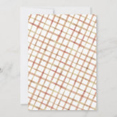 Invitation Lapins de pépinière de printemps Brunch de Pâques (Dos)