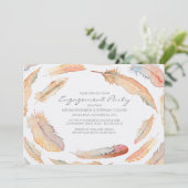 Invitation l'aquarelle de boho fait varier le pas de la (Debout devant)