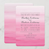 Invitation L'aquarelle de roses indien a inspiré le mariage (Devant / Derrière)