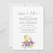 Invitation L'aquarelle florale de printemps se lève avant le  (Devant)