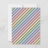 Invitation L'arc-en-ciel monte en ballon prêt à sauter le (Dos)