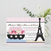 Invitation L'arche de Noahs va à l'invitation de Paris pour (Debout devant)