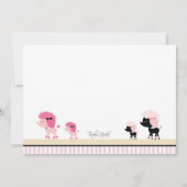 Invitation L'arche de Noahs va à l'invitation de Paris pour (Dos)