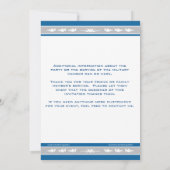 Invitation L'Armée de l'Air envoient outre de l'invitation de (Dos)