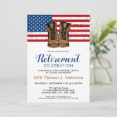 Invitation L'Armée du Parti de la retraite militaire lance le (Debout devant)