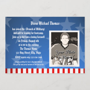 Invitation L'armée s'éloigne du parti