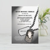 Invitation L'armée s'éloigne du parti (Debout devant)