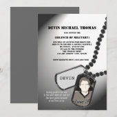 Invitation L'armée s'éloigne du parti (Devant / Derrière)