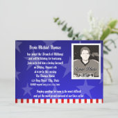 Invitation L'armée s'éloigne du parti (Debout devant)