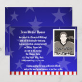 Invitation L'armée s'éloigne du parti (Devant / Derrière)