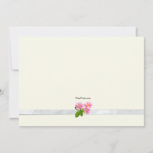 Invitation L'arrosage des fleurs peut inviter (Dos)