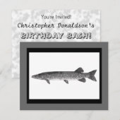 Invitation L'art de la pêche au muskie (Devant / Derrière)