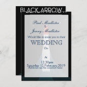 Invitation L'Art de l'espace de fusée Black Arrow britannique (Devant / Derrière)