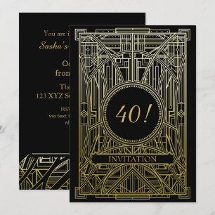 Invitation L'art des années 20