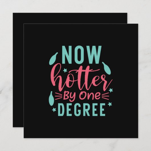 Invitation L'art des enseignants est maintenant plus chaud d' (Devant / Derrière)