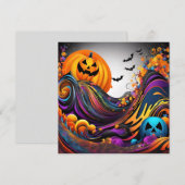 Invitation L'art d'Halloween (Devant / Derrière)