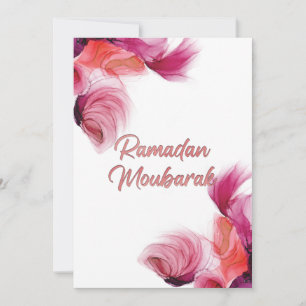 Invitation L'art islamique du Ramadan Moubarak