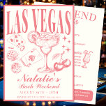 Invitation Las Vegas Bachelorette Party Itinéraire Customisé<br><div class="desc">Annoncez votre bachelorette Las Vegas en style avec notre Las Vegas Bachelorette Party Customisée Itinéraire Invitation. Cette invitation prépare le terrain pour une célébration inoubliable, avec un modèle Bach "Drunk in Love" qui capture l'esprit de votre aventure Vegas. Parfait pour informer vos invités des festivités du week-end, cette invitation mobile-friendly...</div>