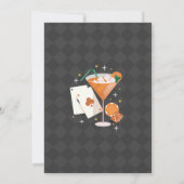 Invitation Las Vegas Birthday Casino Dice Chips Martini Party (Dos)