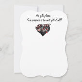 Invitation Las Vegas Casino Anniversaire Fête rose et noir (Dos)