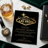 Invitation Las Vegas Casino Bachelor Party