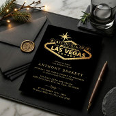 Invitation Las Vegas Casino Bachelor Party