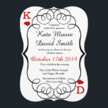 Invitation Las Vegas Casino Modern Chic Photo Wedding Inviter<br><div class="desc">Idéal pour votre Casino/Las Vegas/Monte Carlo thème mariage ou autre célébration. Une façon unique et originale d'invitation vos amis et votre famille pour rejoindre le grand rendez-vous ! Peut également être utilisé comme Annonces une fois que vous revenez. S'il vous plaît personnaliser avec les initiales de mariée & marié, votre...</div>