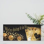 Invitation Las Vegas Deluxe Mariage (Debout devant)