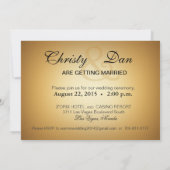 Invitation Las Vegas Deluxe Mariage | sable (Dos)