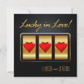 Invitation Las Vegas Lucky in Love Réception (Devant)