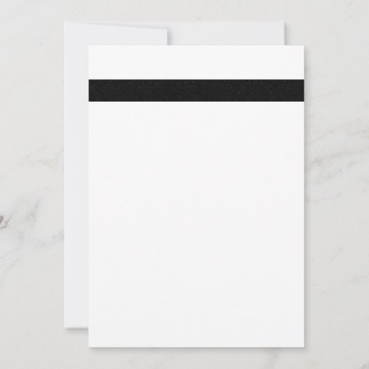 Invitation Las Vegas Mariage Dice thème blanc et noir (Dos)