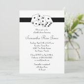 Invitation Las Vegas Mariage Fête des mariées Black Dice Thèm (Debout devant)