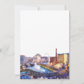 Invitation Las Vegas Skyline Watercolor Elegant Wedding (Dos)