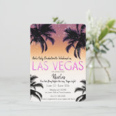 Invitation Las Vegas Summer Girls Weekend Bachelorette Party (Debout devant)