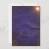 Invitation laser bleu et violet (Dos)