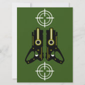 Invitation Laser Tag Party (Dos)
